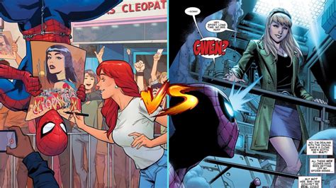 gwen stacy vs mary jane|Spider.